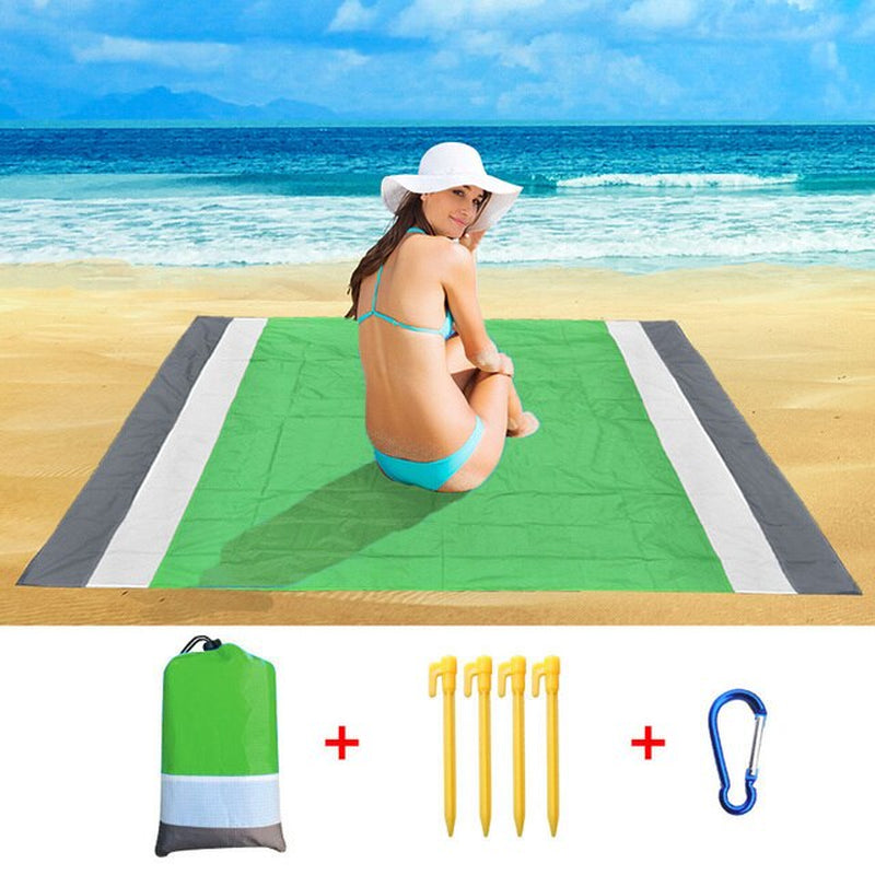 2023 Oversized Beach Mat Sand Free Beach Towel Outdoor Travel Camping Beach Blanket Home Decor Rugs Portable Foldable Picnic Mat