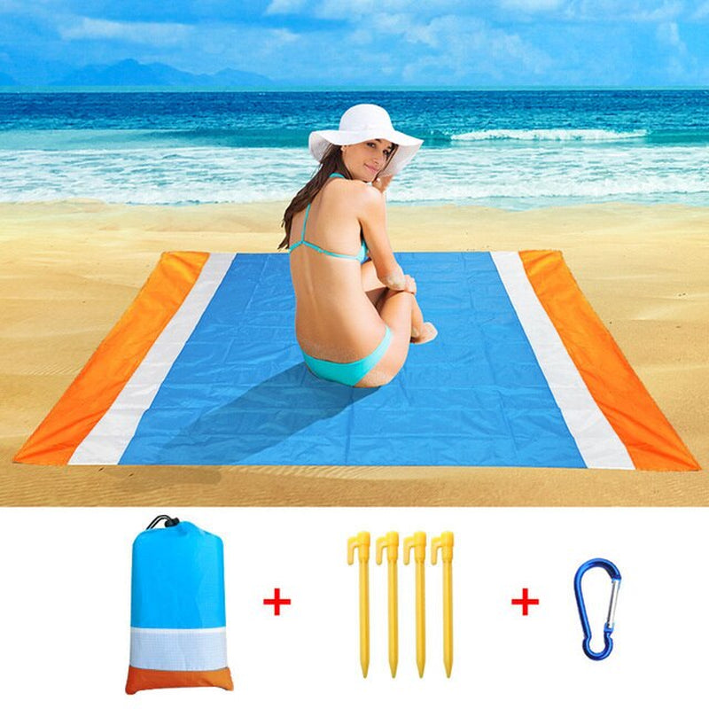 2023 Oversized Beach Mat Sand Free Beach Towel Outdoor Travel Camping Beach Blanket Home Decor Rugs Portable Foldable Picnic Mat