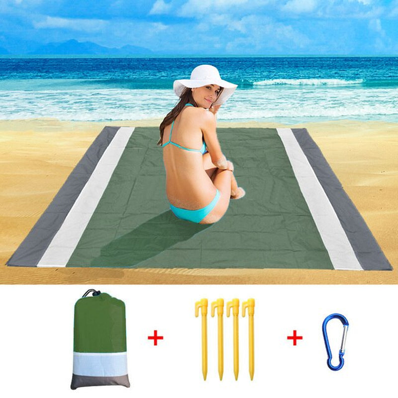 2023 Oversized Beach Mat Sand Free Beach Towel Outdoor Travel Camping Beach Blanket Home Decor Rugs Portable Foldable Picnic Mat