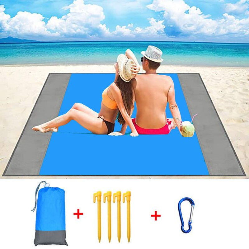 2023 Oversized Beach Mat Sand Free Beach Towel Outdoor Travel Camping Beach Blanket Home Decor Rugs Portable Foldable Picnic Mat