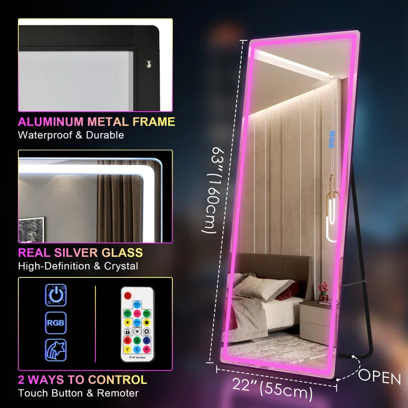 Arczi Metal Flat LED Mirror